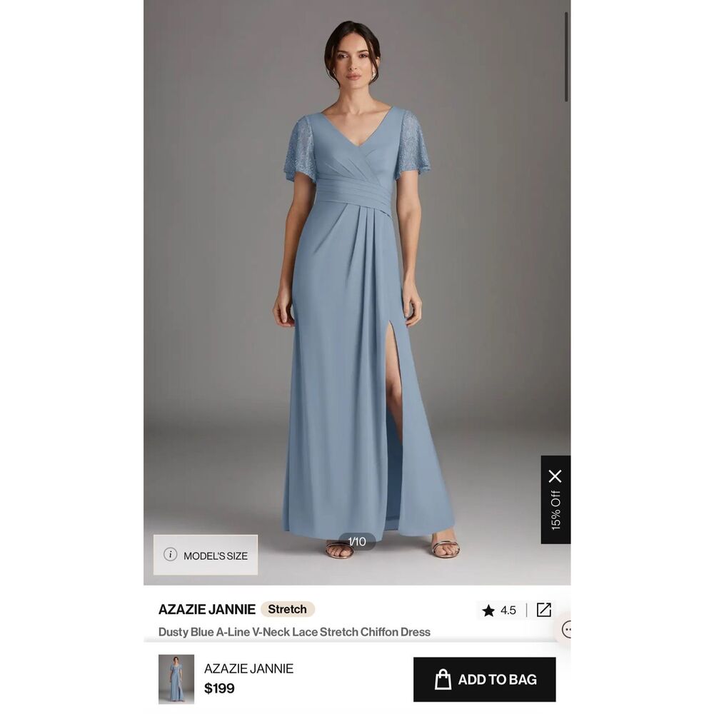 Azazie Jannie Mother of the Bride Dress NWT